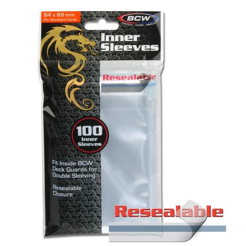 Resealable Inner Sleeves Card Deck & Book Masters Resealable Inner Sleeves Card Deck & Book Masters
