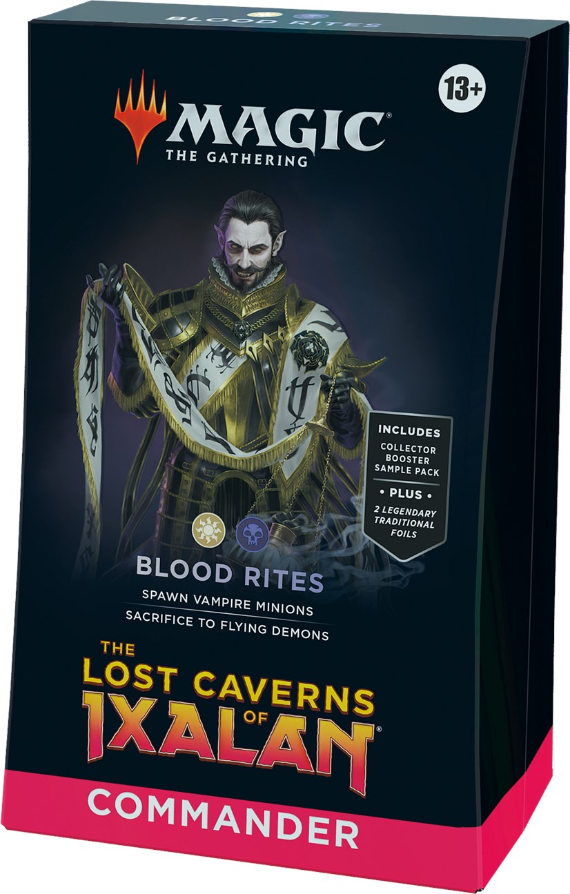 The Lost Caverns of Ixalan Commander Deck - Blood Rites Card Deck & Book Masters The Lost Caverns of Ixalan Commander Deck - Blood Rites Card Deck & Book Masters