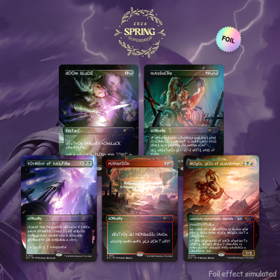 sAnS mERcY - Rainbow Foil Edition - Secret Lair Drop Series Card Deck & Book Masters sAnS mERcY - Rainbow Foil Edition - Secret Lair Drop Series Card Deck & Book Masters