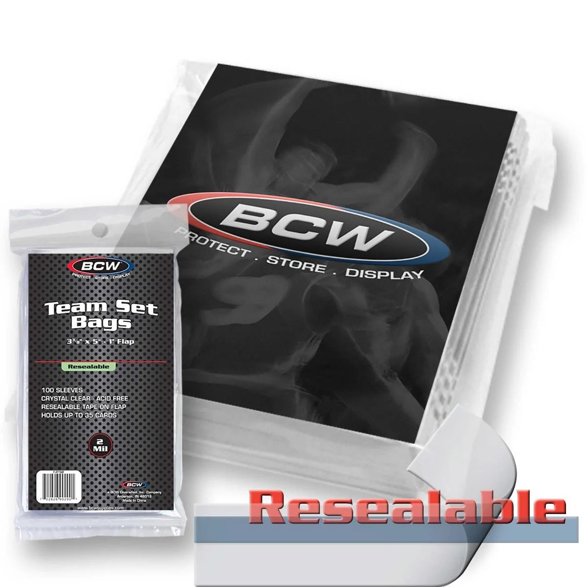 RESEALABLE TEAM SET BAGS Sleeves